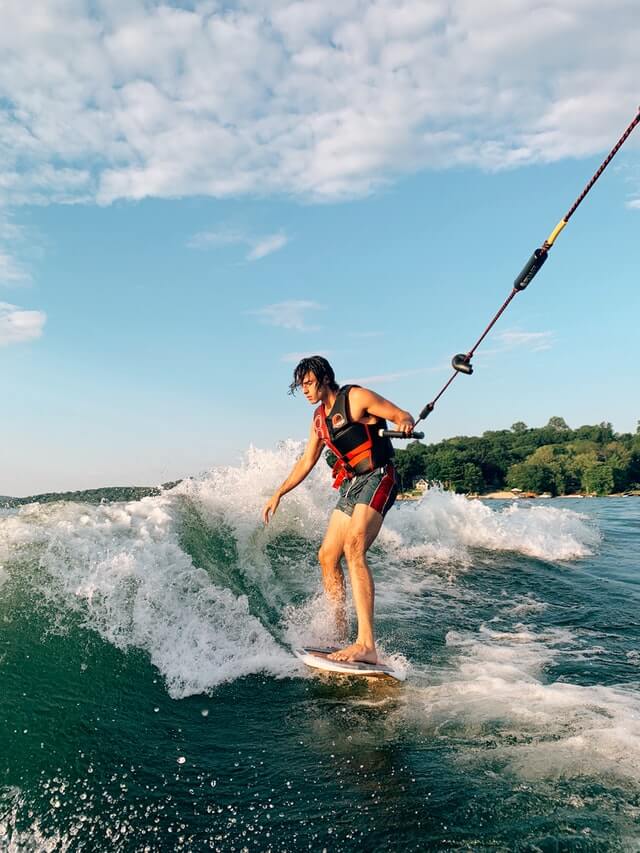 Enjoying water sports on Candlewood Lake, a prime example of Danbury's outdoor attractions.