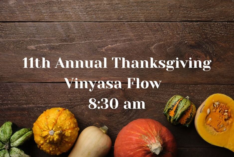 Thanksgiving Yoga Bliss: Experience the 11th Annual Vinyasa Flow in New Fairfield